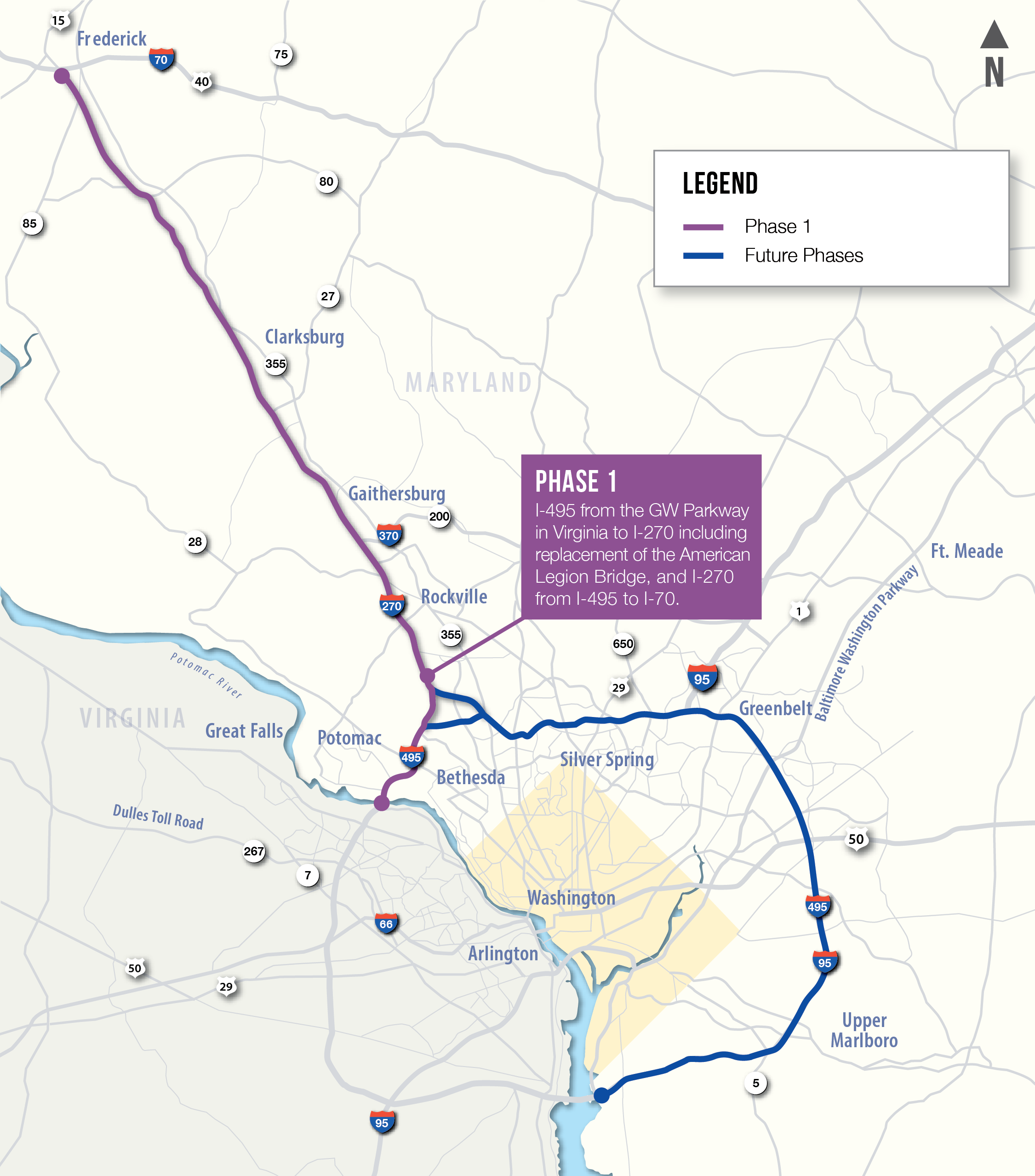 Update On The I 495 I 270 Public Private Partnership P3 Program And 