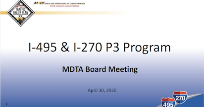 MDTA Board Meeting